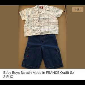 Baby boys Baratin Made in France outfit